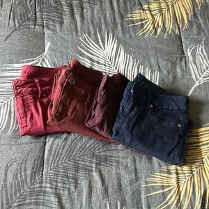 Stylish Maurices Colored Jeggings Set